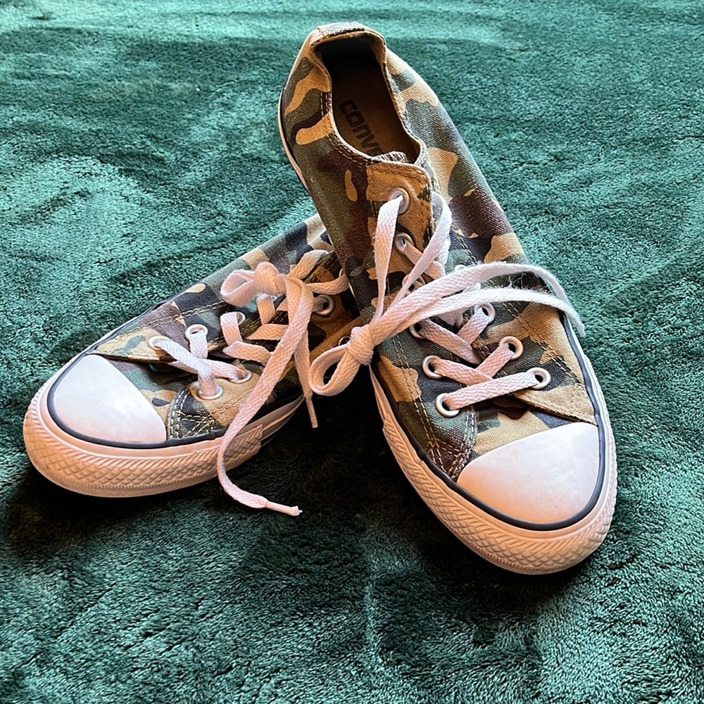 Women's camo converse